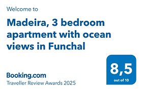 Madeira, 3 Bedroom Apartment With Ocean Views In Funchal